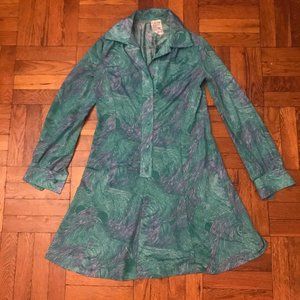 ❌ Sold ❌ Long Sleeve Collar Mini Dress 1970's